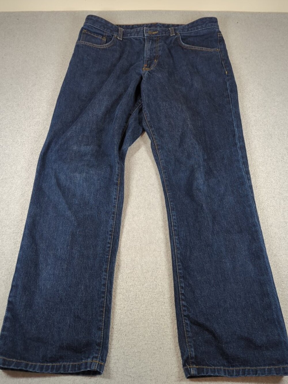 Patagonia Jeans Men's 36x33 Blue Straight Leg Organic Cotton Denim
